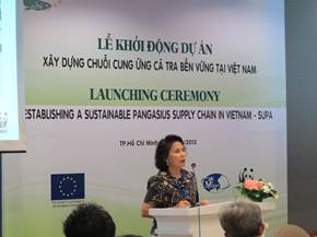Bà Nguyễn Thị Hồng Minh đóng góp ý kiến Bà Nguyễn Thị Hồng Minh đóng góp ý kiến